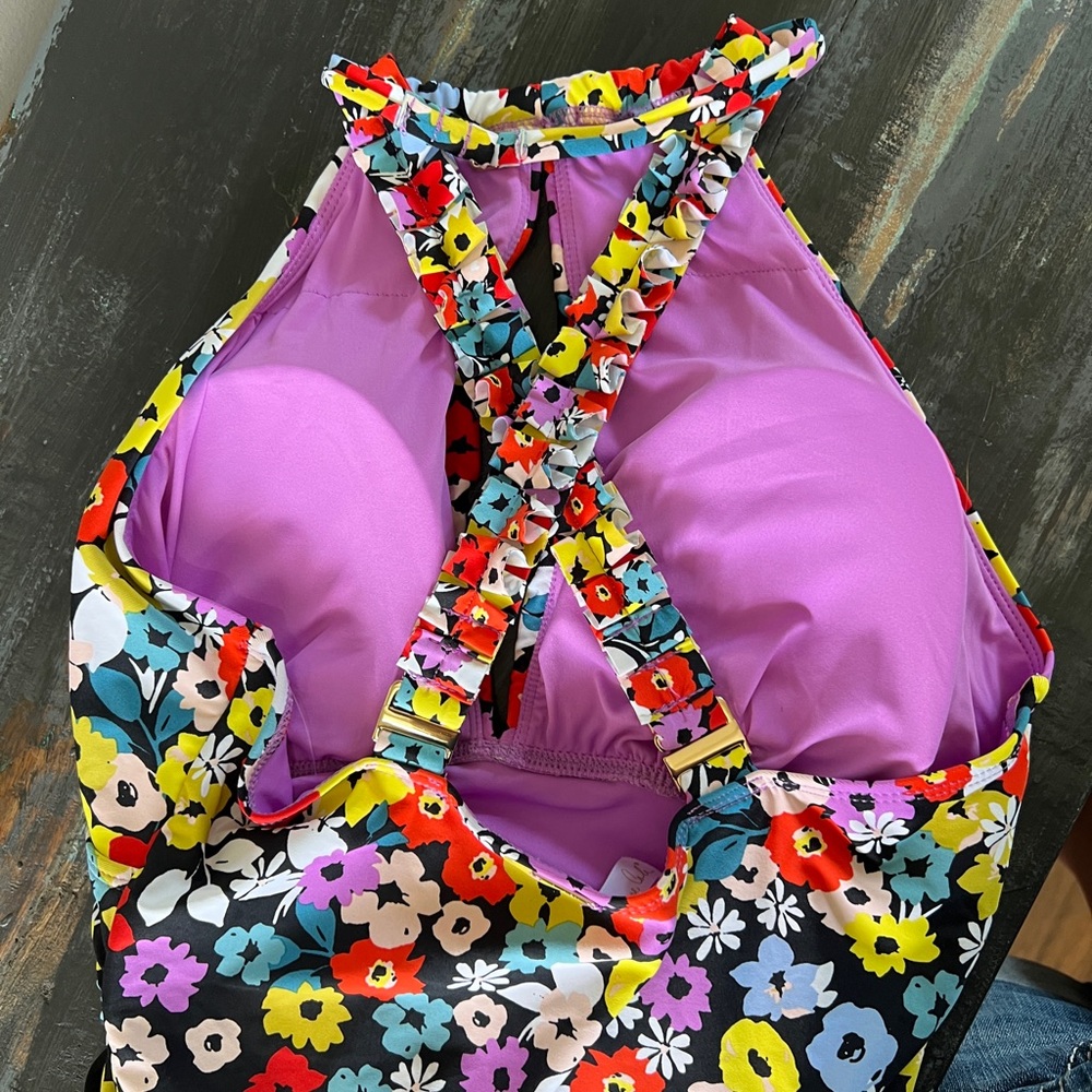 AnneCole swimwear.  size 8. NWT one piece - Picture 3 of 4